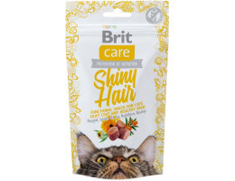 Brit Care Лакомства для котов Shiny Hair Лосось 50 г
