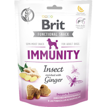 Brit Care Immunity Ласощі для собак Комаха та імбир 150 г