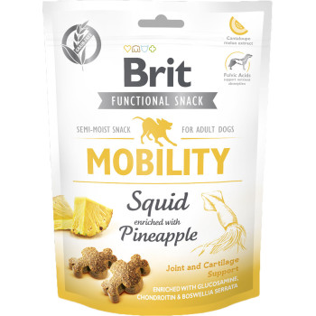 Brit Care Mobility Ласощі для собак Кальмар та ананас 150 г