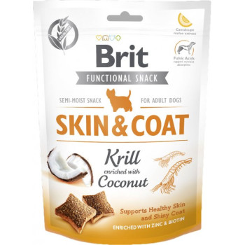 Brit Care Skin Coat Ласощі для собак Кріль та кокос 150 г