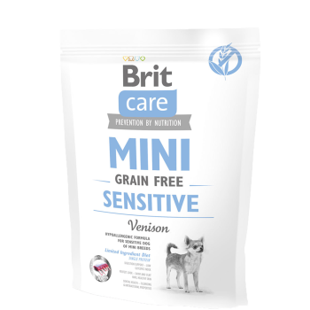 Brit Care Mini Sensitive Сухой корм для собак Оленина 400 г