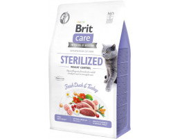 Brit Care Sterilized Weight Control Сухой корм для котов 400 г