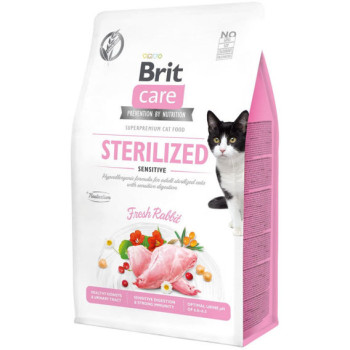 Brit Care Sterilized Sensitive Сухий корм для котів 400 г