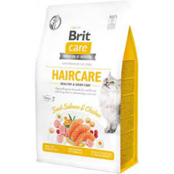 Brit Care Haircare Healthy and Shiny Coat Сухий корм для котів 400 г