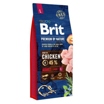 Brit Premium Сухой корм для собак Курица L 15 кг