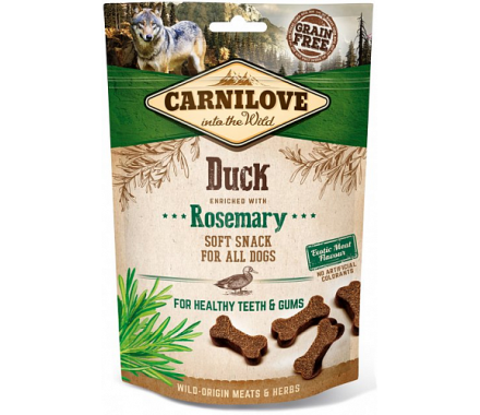 Carnilove Crunchy Snack Лакомства для собак Утка и розмарин 200 г