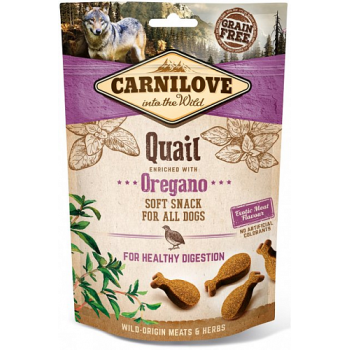 Carnilove Crunchy Snack Лакомства для собак Перепёлка и орегано 200 г