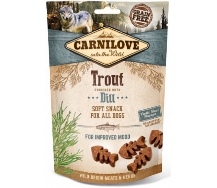 Carnilove Crunchy Snack Лакомства для собак Форель и укроп 200 г