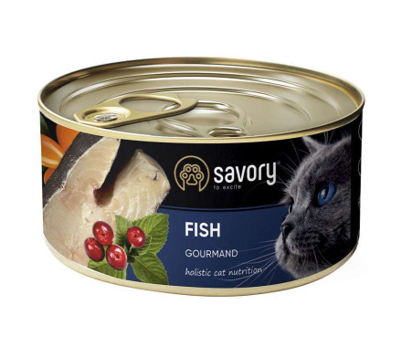 Savory Консерва для котов Рыба 200 г