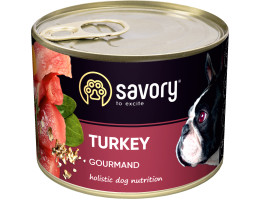 Savory Консерва для собак Індичка 200 г