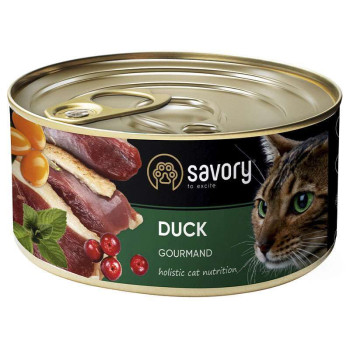 Savory Консерва для котов Утка 200 г