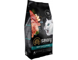 Savory Kitten Сухий корм для кошенят Курка та індичка 2 кг