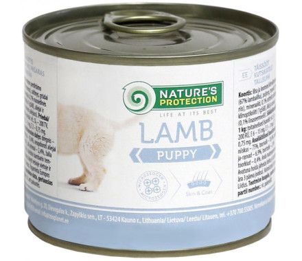 Nature\'s Protection Консерва для щенков Puppy Ягненок 200 г