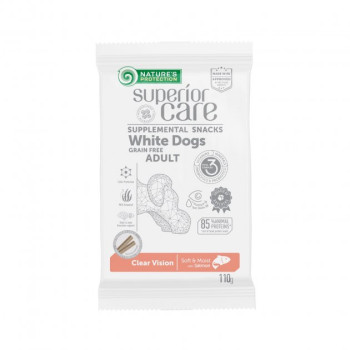 Nature\'s Protection Лакомства для собак Superior Care White Dogs Clear Vision Лосось 110 г