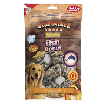 Nobby StarSnack Лакомства для собак BBQ Fish Donut 220 г