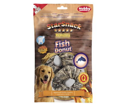 Nobby StarSnack Лакомства для собак BBQ Fish Donut 220 г