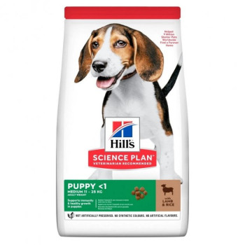 Hill’s SP Сухой корм для щенков Puppy Medium Ягнёнок 2,5 кг