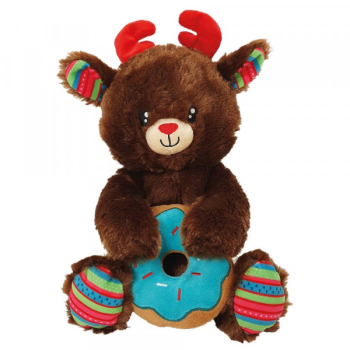 Nobby toy for dog Xmas moose with a donut plush 32 cm