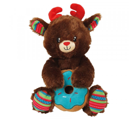 Nobby toy for dog Xmas moose with a donut plush 32 cm