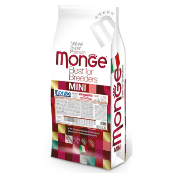 Monge Сухой корм для щенков Mini Puppy&Junior Ягненок и рис 15 кг