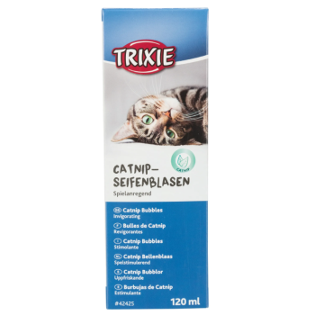 Trixie Іграшка для котів Мильні бульбашки з котячою м'ятою 120 мл