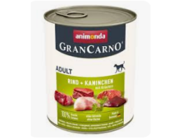 Animonda GranCarno Adult Консерви для собак з яловичиною кроликом і травами 800 г