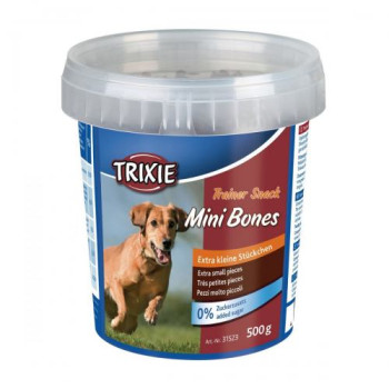 Trixie Ласощі для собак Mini Bones асорті відро пластик 500 г