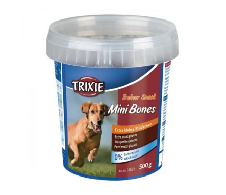Trixie Ласощі для собак Mini Bones асорті відро пластик 500 г