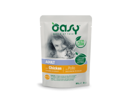 Oasy Вологий корм для котів Курка в соусі 85 г
