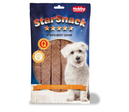 Nobby StarSnack Лакомства для собак Strips Beef 200 г