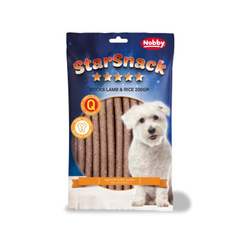 Nobby StarSnack Лакомства для собак Sticks Lamb & Rice Ягненок и рис 200 г