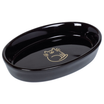 Nobby Миска для котов керамическая Golden Fish Bone 17х2,5 см 120 мл