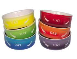 Nobby Миска для котів керамічна Cat Gradient 250 мл блакитно-біла