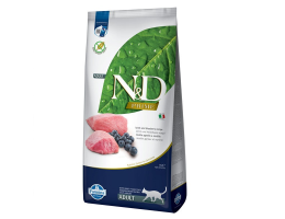 Farmina N&D Prime Grain Free Adult Сухой корм для кошек Ягнёнок и черника 10 кг