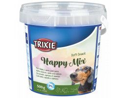 Trixie Лакомства для собак Happy Mix ведро пластиковое 500 г