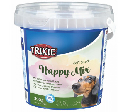 Trixie Ласощі для собак Happy Mix відро пластик 500 г