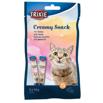 Trixie Ласощі для котів Creamy Snacks Креветка 5х14 г