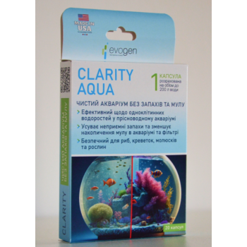 Step2Clean Бактерии для аквариума Evogen Clarity Aqua 20 капсул