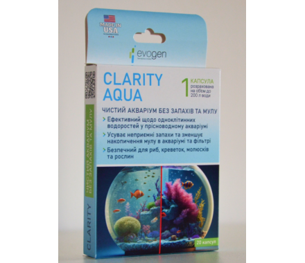 Step2Clean Бактерии для аквариума Evogen Clarity Aqua 20 капсул