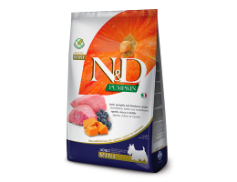 Farmina N&D Grain Free Adult Mini Сухий корм для собак Гарбуз Ягня та чорниця 2,5 кг