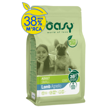Oasy Сухий корм для собак Lifestage Small Breed Ягня 1 кг