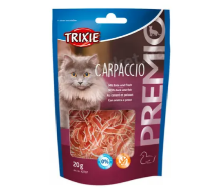Trixie Лакомства для котов Premio Carpaccio Утка и рыба 20 г