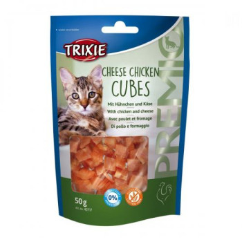 Trixie Ласощі для котів Premio Cheese Chicken Cubes Курка 50 г