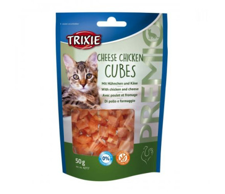 Trixie Лакомства для котов Premio Cheese Chicken Cubes Курица 50 г