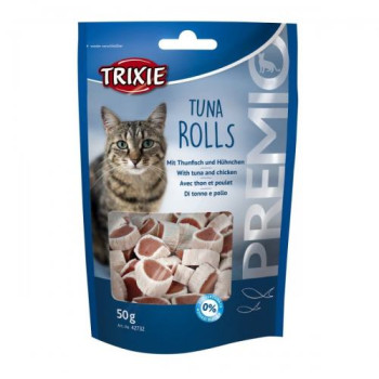Trixie Ласощі для котів Premio Tuna Rolls Курка та риба 50 г
