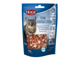 Trixie Лакомства для котов Premio Tuna Sandwiches Курица и рыба 50 г