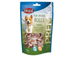 Trixie Лакомства для собак Premio Chicken and Pollock Rolls Курица и лосось 75 г