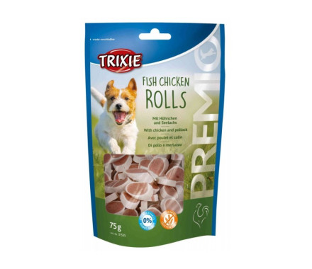Trixie Ласощі для собак Premio Chicken and Pollock Rolls Курка та лосось 75 г
