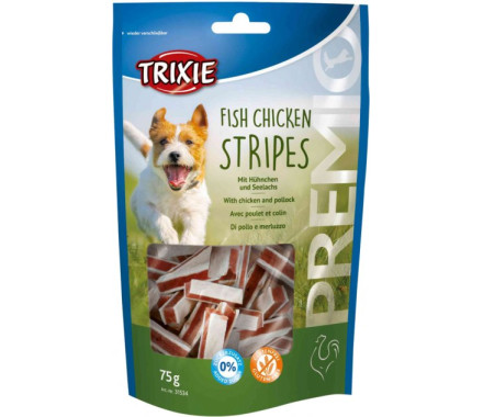 Trixie Лакомства для собак Premio Chicken and Pollock Stripes Курица и рыба 75 г