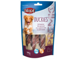 Trixie Лакомства для собак Premio Duckies Утка с кальцием 100 г